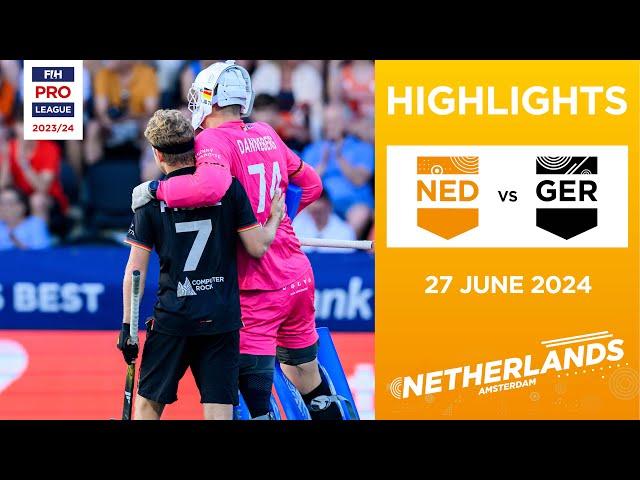 FIH Hockey Pro League 2023/24 Highlights - Netherlands vs Germany (M) | Match 2