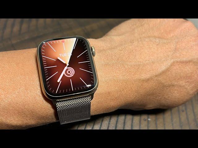 Apple Watch Series 9 Gold Stainless Steel 