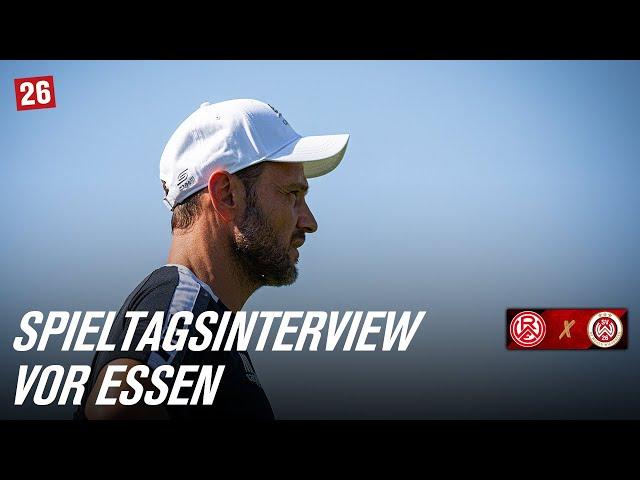 SPIELTAGSINTERVIEW vor Rot-Weiss Essen vs. SV Wehen Wiesbaden | 3. Liga | 5. Spieltag