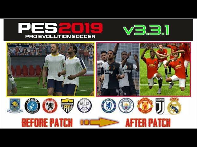 PES 2019 Mobile Patch | MOD PES 2020 | New Season Kits & Real Team Names