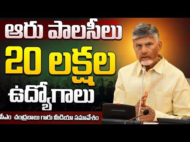 20 లక్షల ఉద్యోగాలు .. | CM Chandrababu Cabinet Meeting | Andhra Pradesh | CBN Official