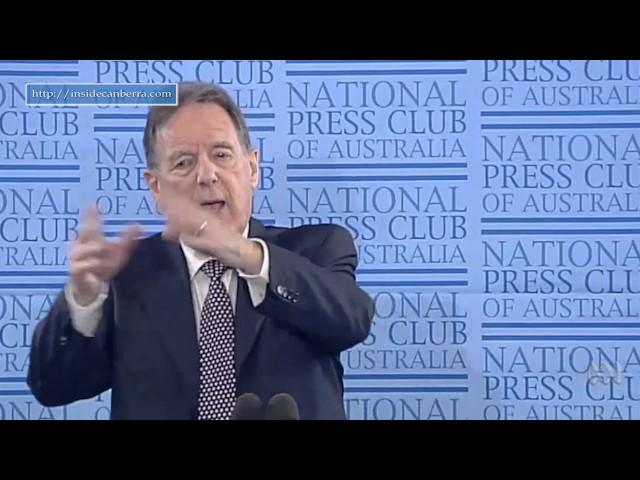Graeme Samuel at the National Press Club Question from Michael Keating from Keating Media