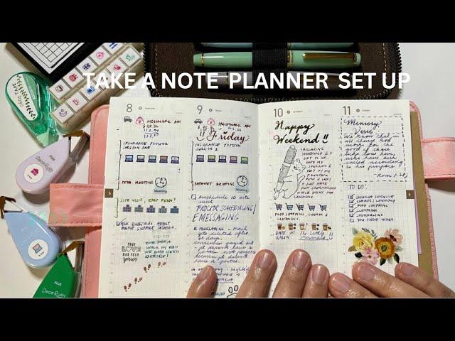 How I Use My Take A Note Planner: Planner Flip Through & Set Up Ideas