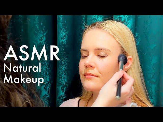 ASMR professional makeup artist does my makeup ​⁠(Unintentional ASMR, real person ASMR)