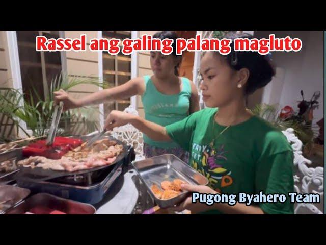 Wow Rassel  chef cook na ang galing niyang magluto