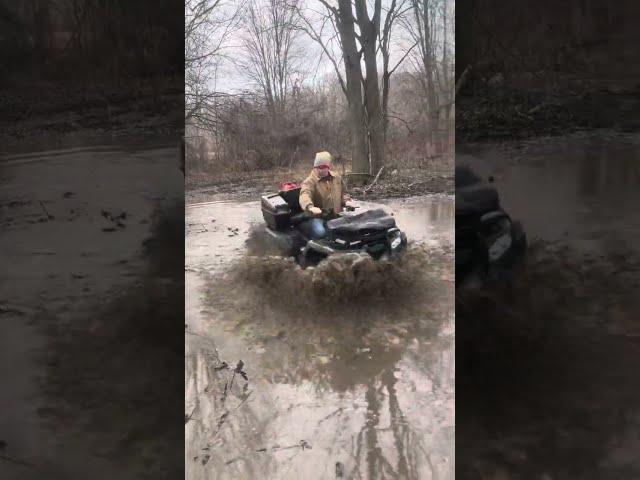 February ATV run on the Honda 420