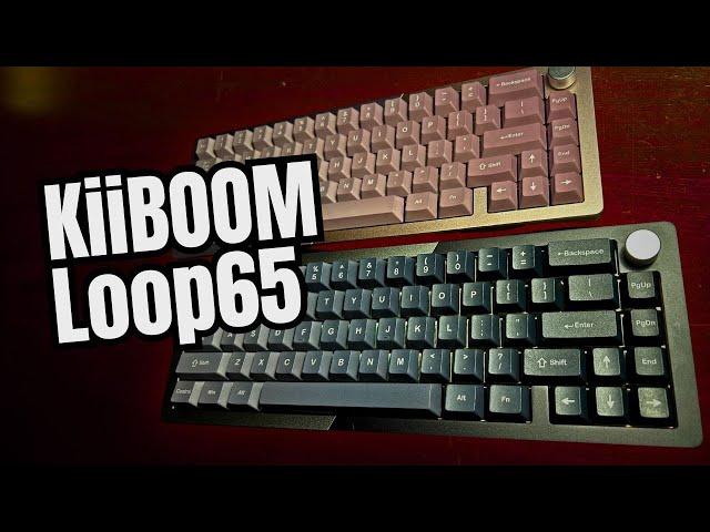 The only split dual color Aluminum Keyboard  | KiiBOOM Loop65 Wireless Mechanical Keyboard Review