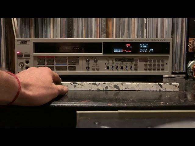 JVC BR-S600E audio recording test