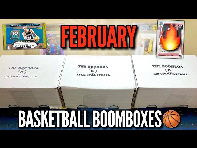 WE'RE ON THE BOARD!  February's Elite, Platinum, & Mid-End Basketball Boomboxes