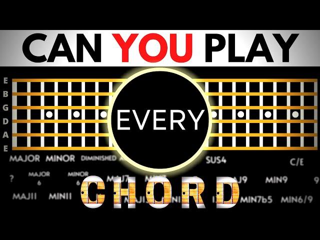 How to Build EVERY Chord on Guitar | How Chords Are Named | Chord Formula Guitar