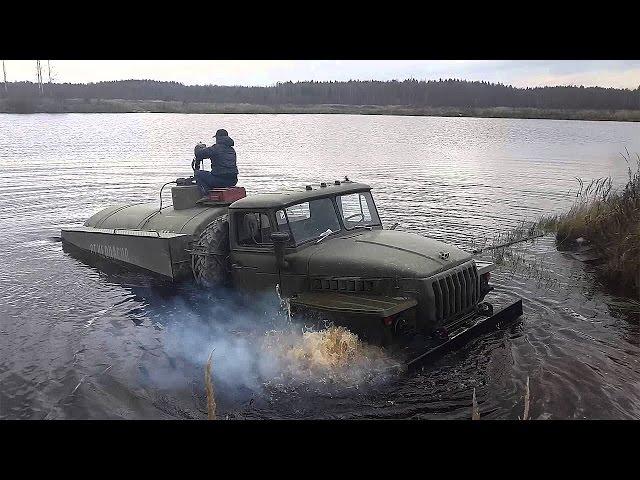 Ford trucks URAL , Offroad Russian truck URAL IN the NORTH