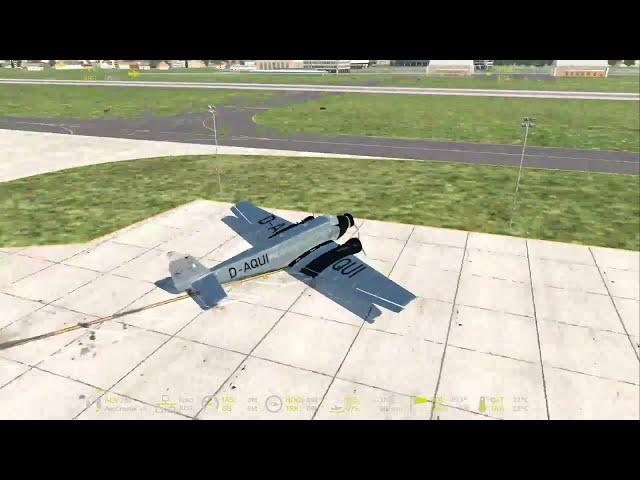 [X-Plane 11] Junkers Ju-52, vintage oldschool flight from Salzburg to Insbruck, LIVE ATC