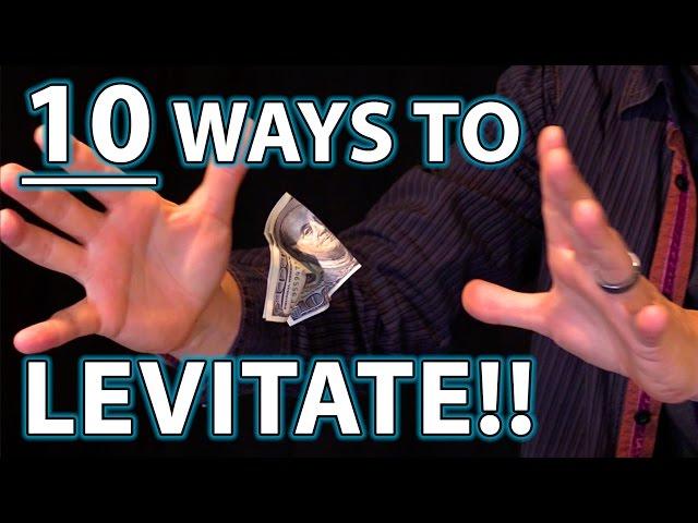 10 Ways to LEVITATE!! (Epic Magic Trick How To's Revealed!)