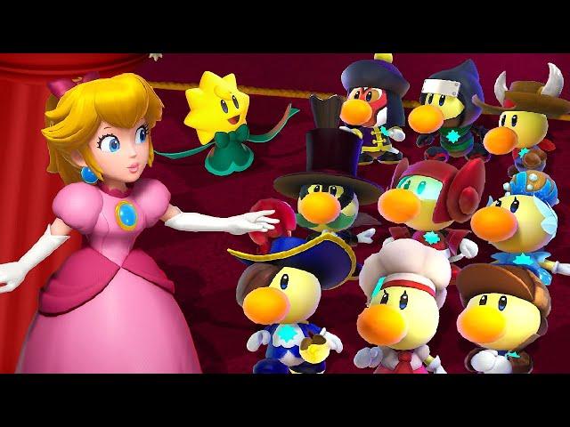 Princess Peach Showtime! - 100% Walkthrough Part 6: All Sparkla Rescues! (All Sparkle Gems)