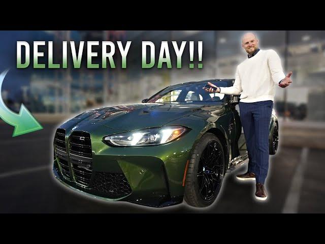 Taking Delivery of a 2025 BMW M3 Competition LCI | Individual Anglesey Green (Verde Ermes)