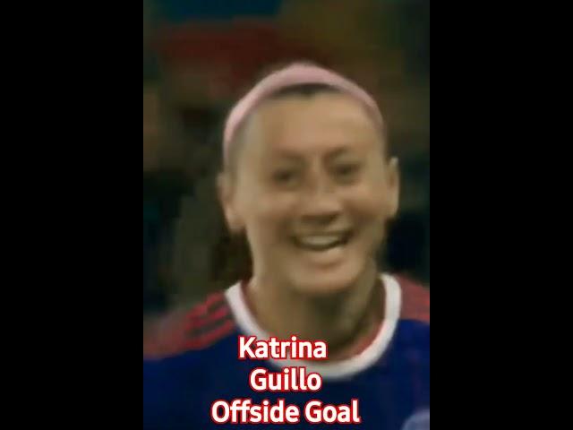 Offside goal of Katrina Guillou