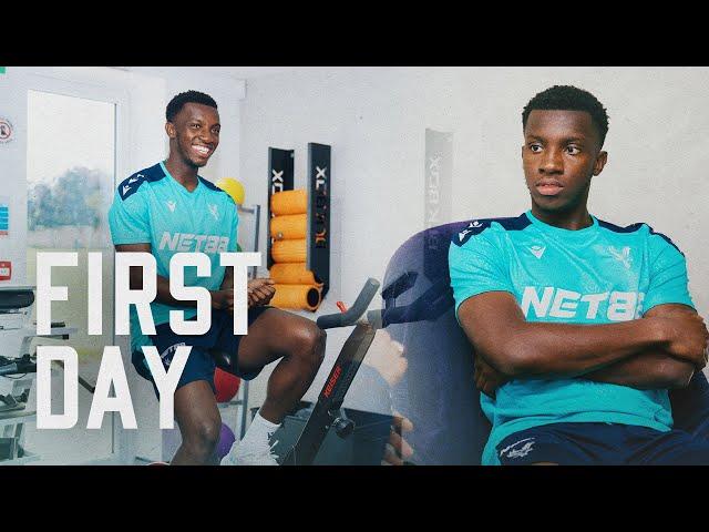 Eddie Nketiah's First Day | Behind the scenes