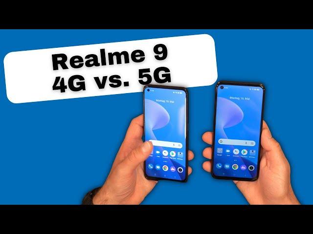 Realme 9 4G vs. Realme 9 5G (2022)