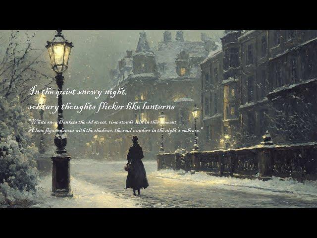 My memory suddenly flood in...|Snowing Winter| Romance Sad Piano& Cello Music Playlist!