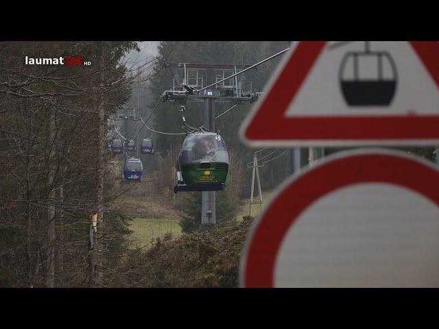 Letzte Bergfahrt in ungwisse Zukunft - Liftbetrieb am Kasberg in Grünau im Almtal vorerst beendet