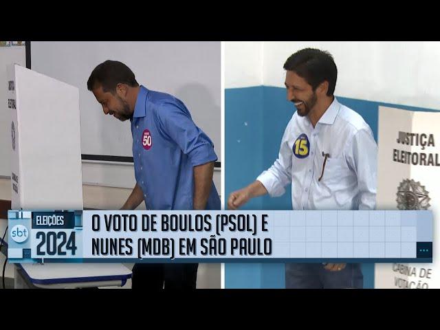 Eleições 2024 | Em São Paulo, Alckmin, Nunes e Boulos votam