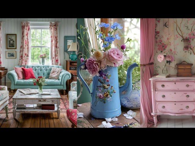 SOFT PASTELS & SHABBY CHIC DECOR: How to Achieve an Elegant Vintage Look in Your Country Cottage