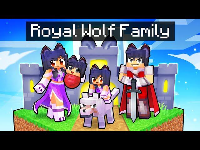 Having a ROYAL WOLF FAMILY in Minecraft!