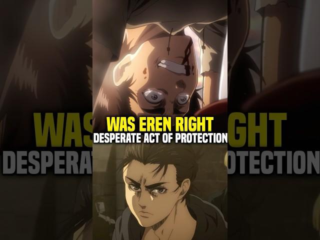 Was eren right, is the genocide justified from his perspective?