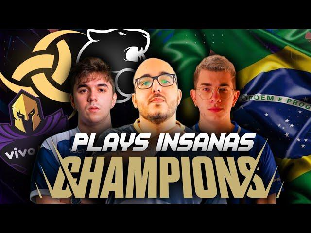 MELHORES JOGADAS DOS BRASILEIROS NO CHAMPIONS! Highlights & Clutchs