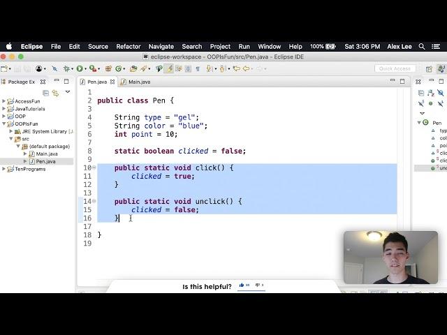 Object-Oriented Programming Java Tutorial (Java OOP) #71