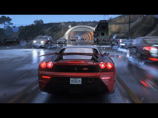 GTA 5 Overhaul Realistic Weather With Real Life Traffic Mod Showcase On RTX4090 Ultra Settings