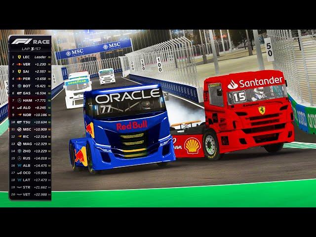 The 2024 Saudi Arabian F1 Grand Prix but...it's FIA Truck Racing