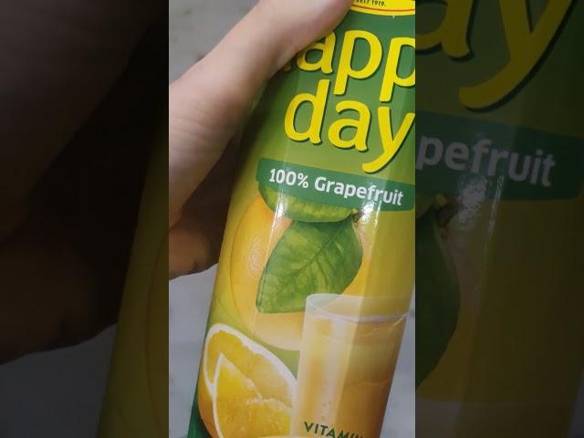 Happy Day Grapefruit #happyday  #grapefruit #grapefruitsaft #saft #saftliebhaber #trinken #getränke