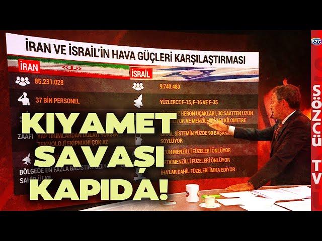 İsrail ve İran Ordusunun Hava Gücünü Fatih Portakal Görsellerle Anlattı! Kıyamet Savaşı Kapıda