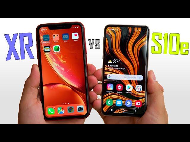 Galaxy S10e vs iPhone XR - Real World Differences