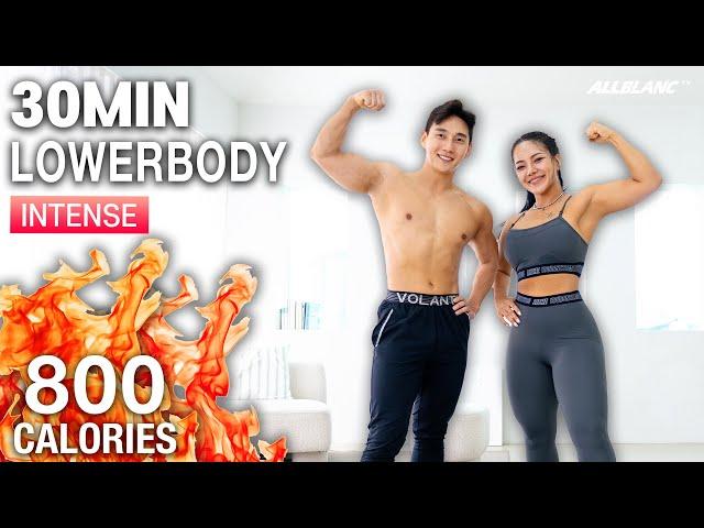 [SWEAT] 30MIN INTENSE LOWER BODY WORKOUT  @joanna_jungeun ​