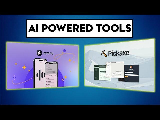 AI Productivity Power Ups with Letterly and Pickaxe on AppSumo