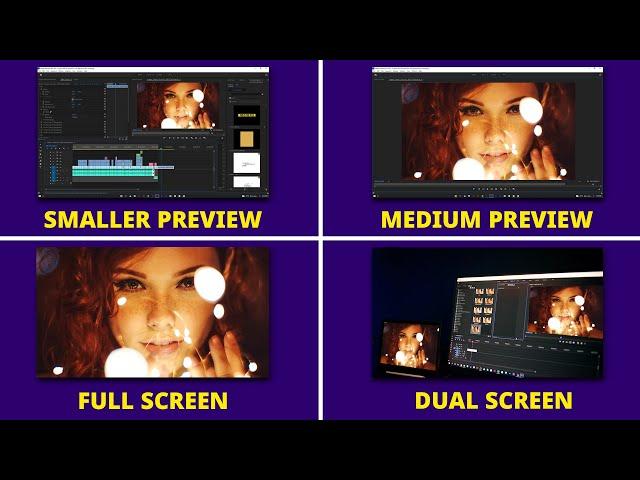 Premiere Pro FULL SCREEN PREVIEW & More!!