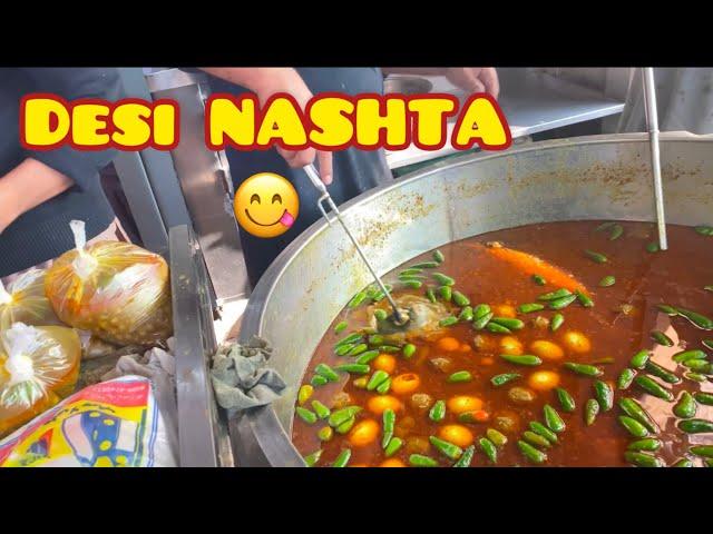 SIALKOT KA DESI NASHTA || ZAM ZAM MURGH CHANNY SIALKOT || SIALKOT STREET FOOD