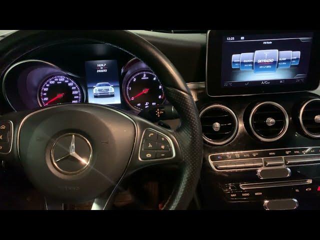 Mercedes C Class W205 SECRET / DEALER menu