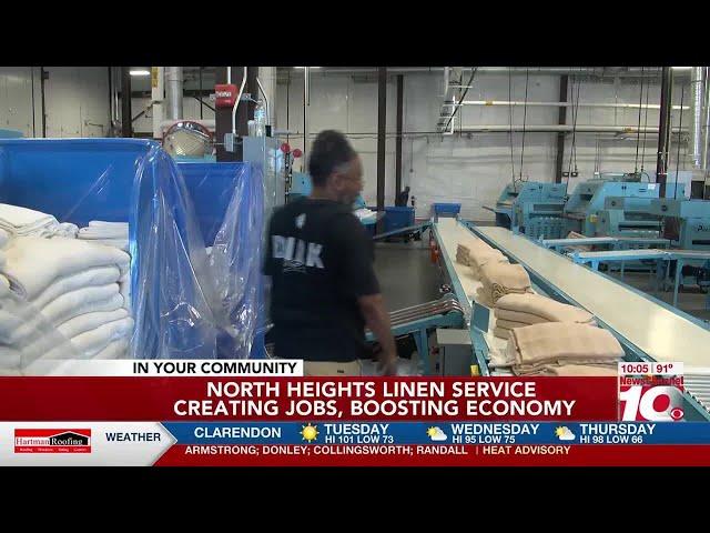 VIDEO: More Than Clean Sheets: North Heights Linen Service bringing jobs, boosting economy