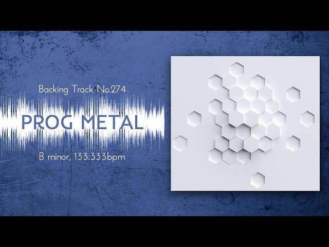 Progressive Metalcore / Djent Backing Track in Bm | BT-274