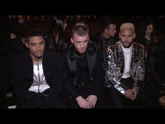 Rome Flynn, Neymar, Ross Lynch, Charles Melton and more Front Row at Balmain Fashion Show