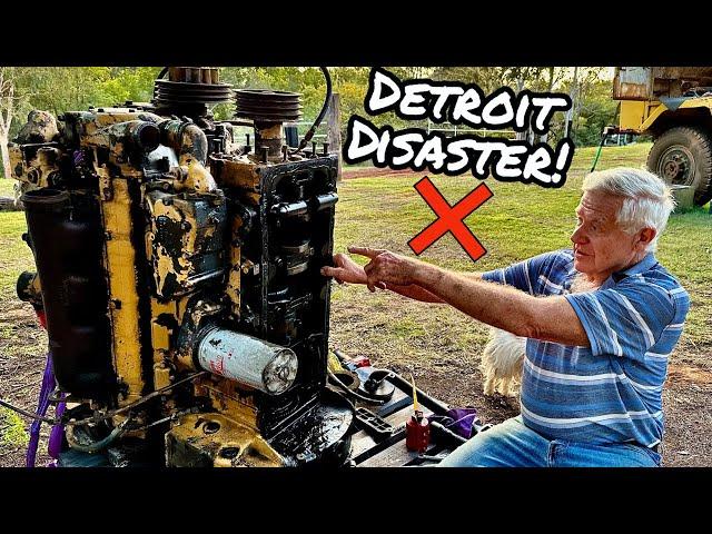 Detroit Diesel DISASTER - How Could this 8v71T 2 Stroke V8 Truck Engine be this BAD?