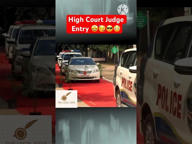 High Court Judge Ki Gazab Entry️‍#shorts #highcourt #advocate #upsc #clat #cuet #viral #law