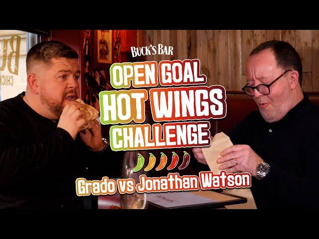 ️ GRADO vs JONATHAN WATSON HOT WINGS CHALLENGE!! Hilarious Stories, Patter and Wings All On Fire 