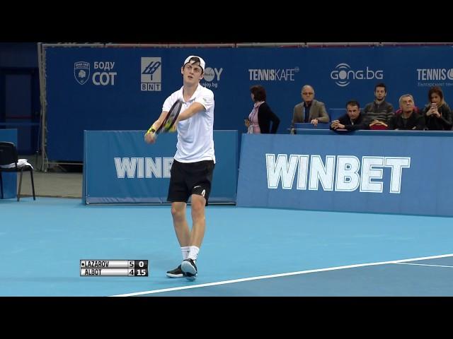 Alex Lazarov - Radu Albot Highlights. Sofia Open 2017.