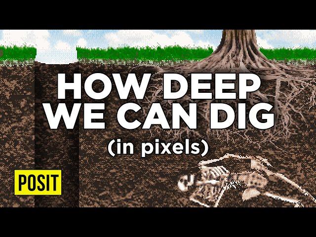 Digging A Hole Through The Earth - Pixel Animation