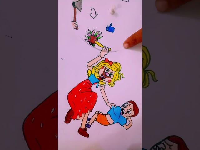 Miss delight poppy play time chapter 3||#poppyplaytim #art #drawing #shorts