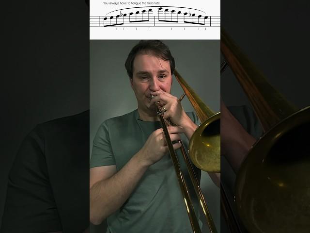 One of the most important techniques for trombone players. Natural Lip Slurs. #trombone #lipslurs